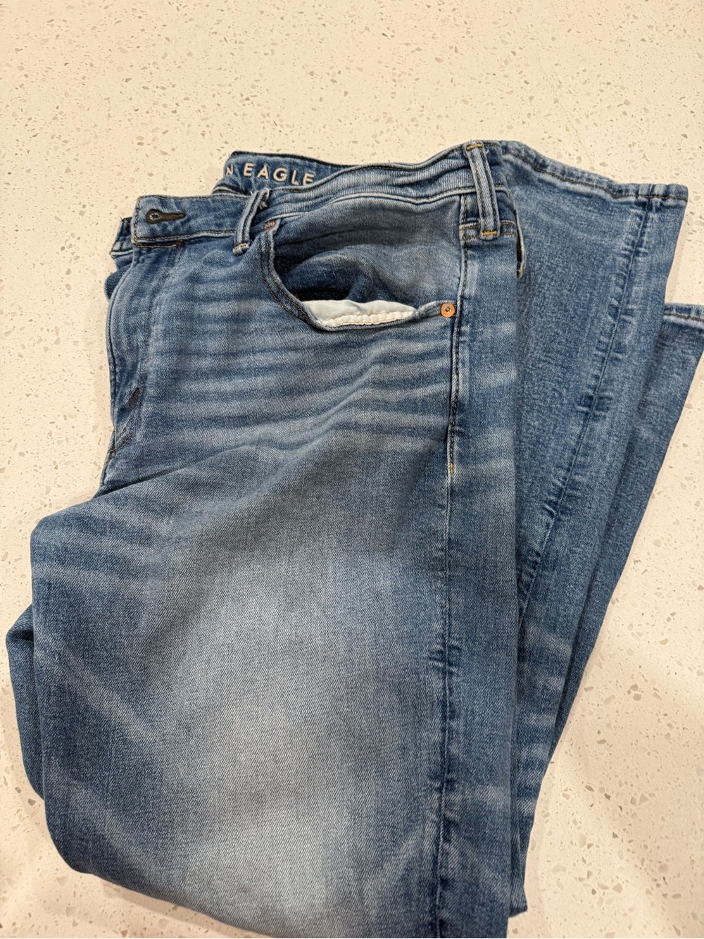 American Eagle Outfitters Men’s Light Blue Slim Straight Jeans